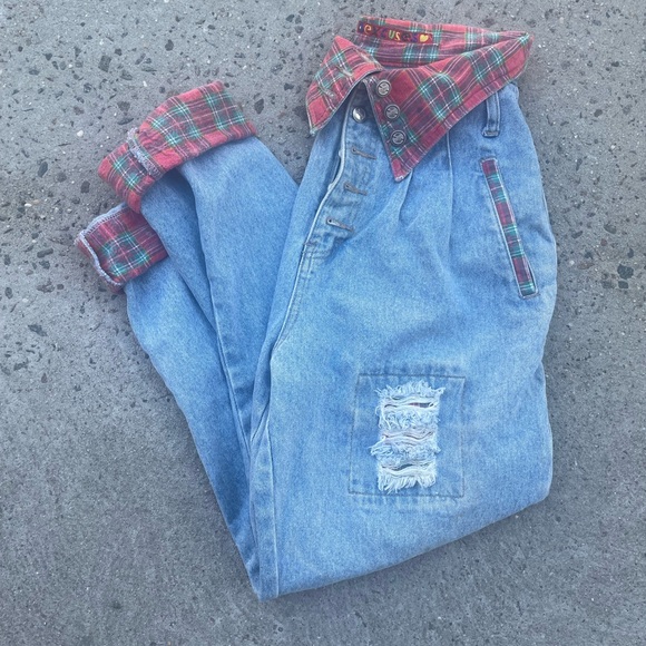 vintage y2k baggy mom jeans - Picture 1 of 4